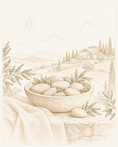 Stone bowl filled with smooth river stones for a blessing stones wedding ritual.