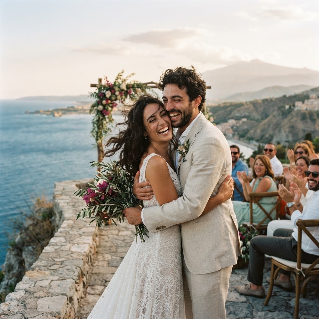 Giulia & Marco, Italian couple · Symbolic Ceremony, Sicily