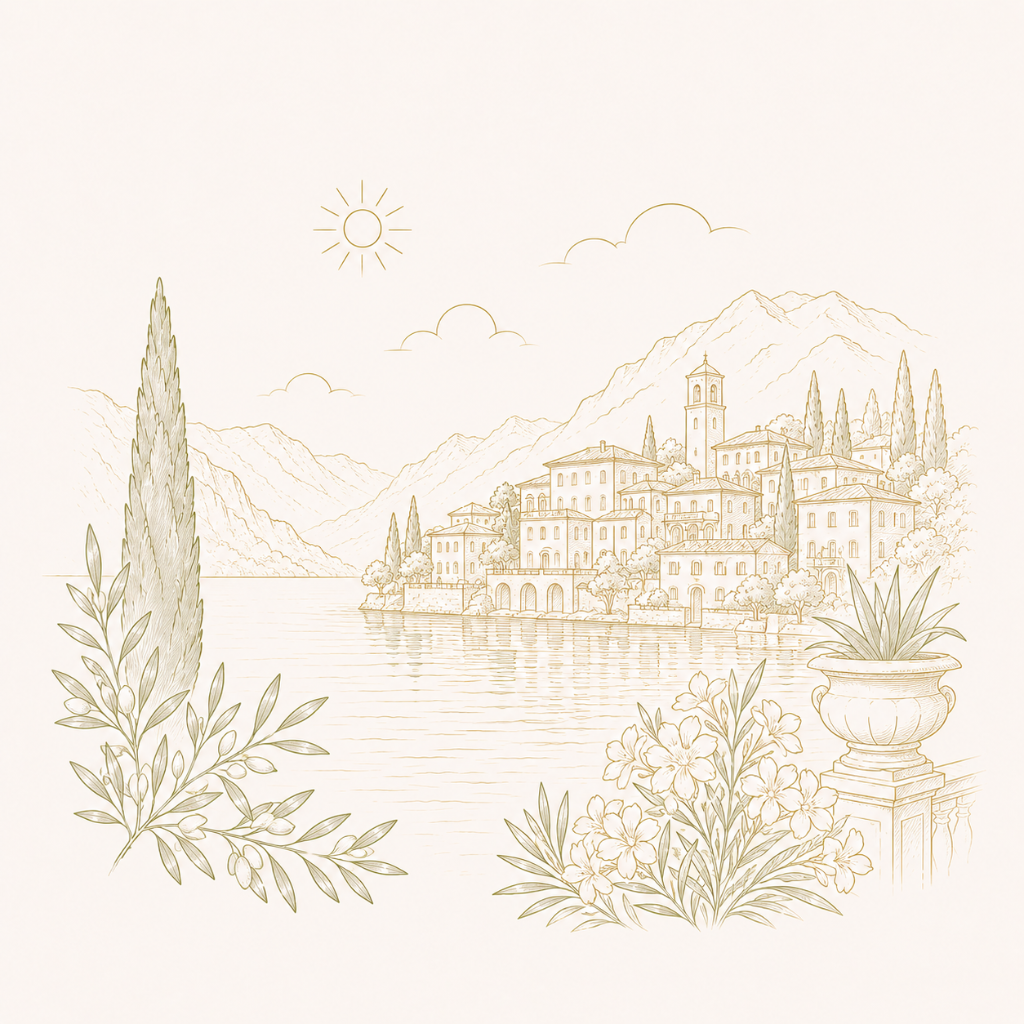 Wedding celebrant in Lake Garda, symbolic ceremony location