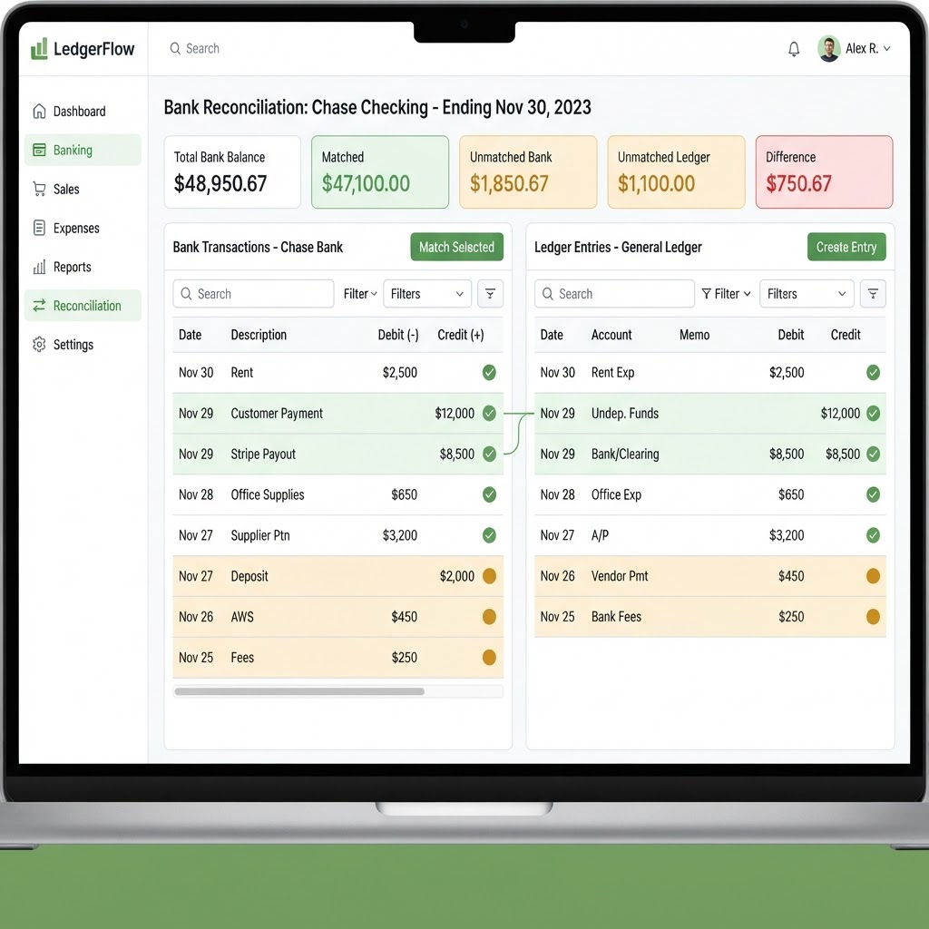 Bookkeeping preview