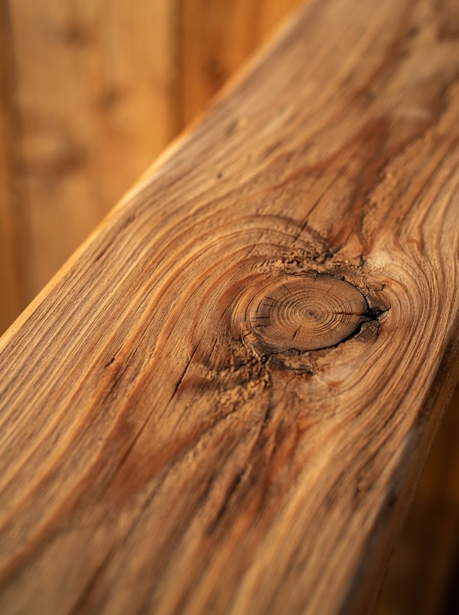Western Red Cedar texture close-up