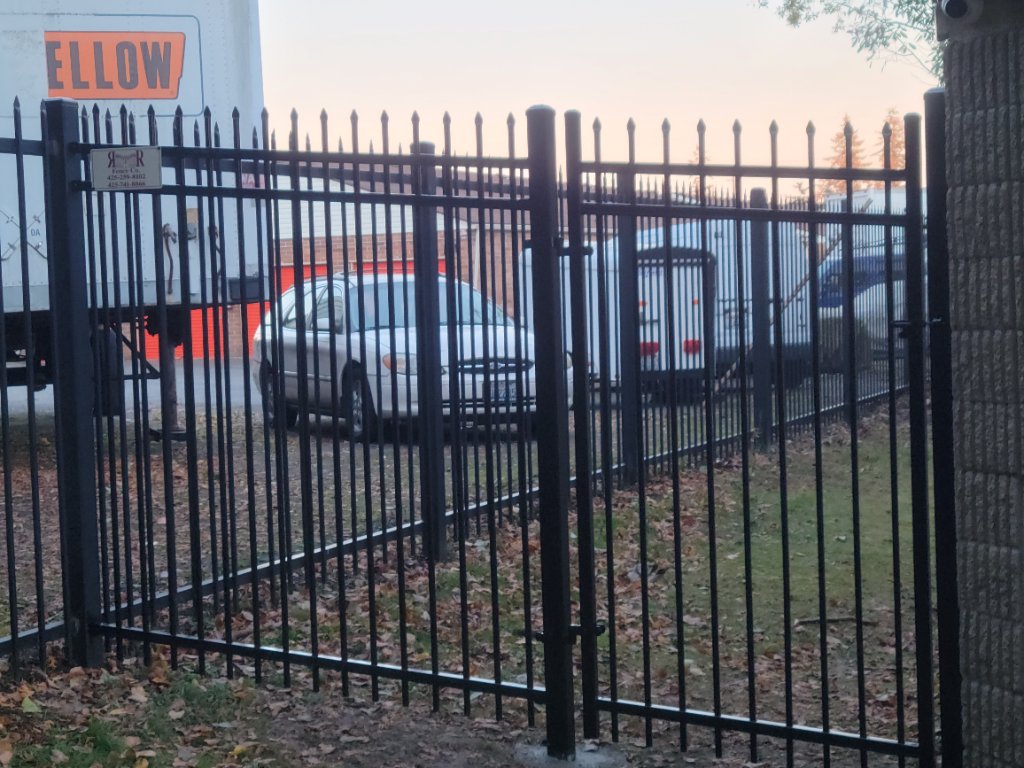 Commercial Security Gate — Steel · Spear Top · High Security