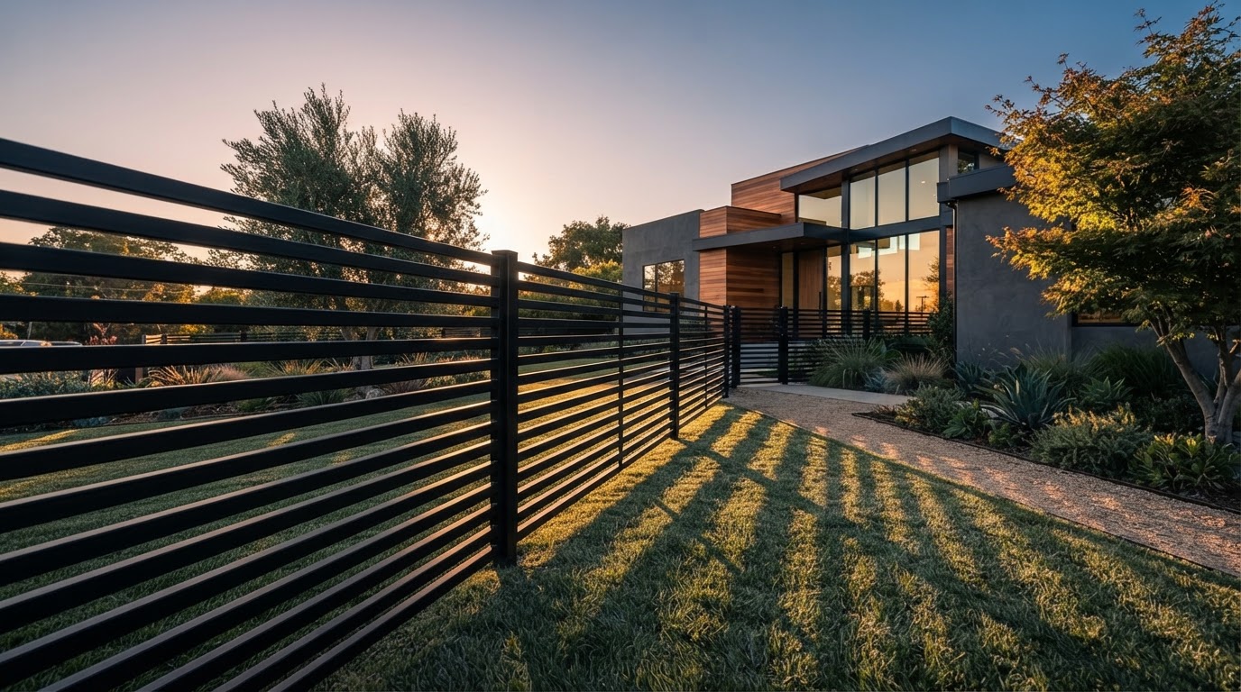 Steel fence installation in Everett, WA by R&R Fence LLC