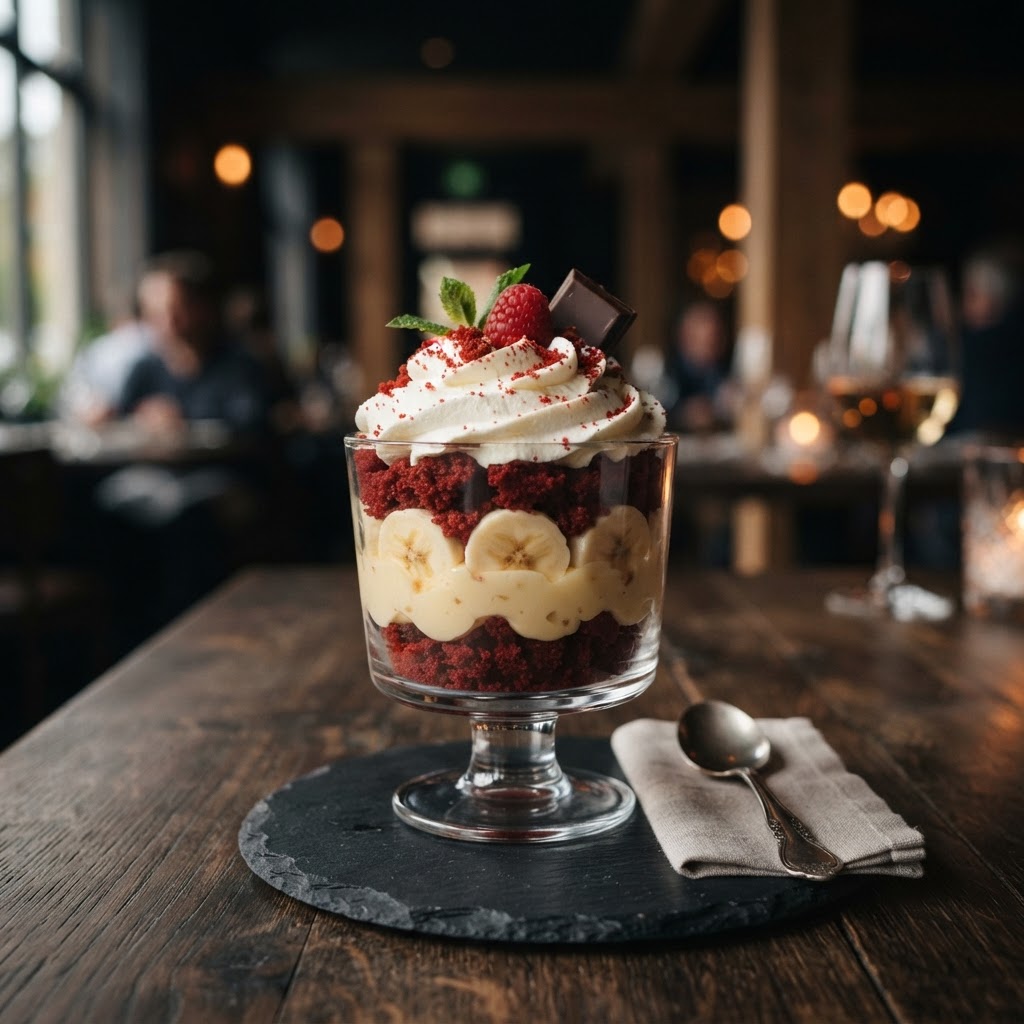 RED VELVET BANANA PUDDING