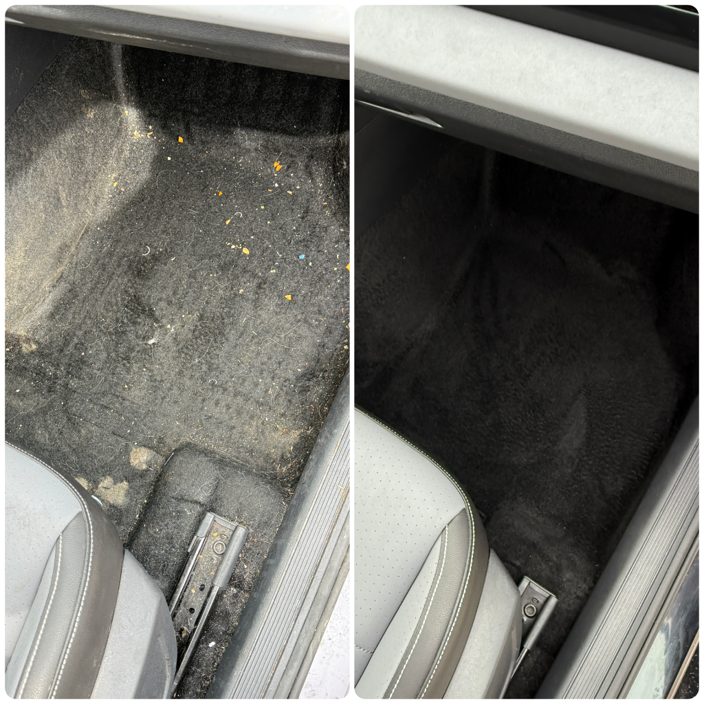 Gold Heavy Duty Detail — freshly detailed car interior