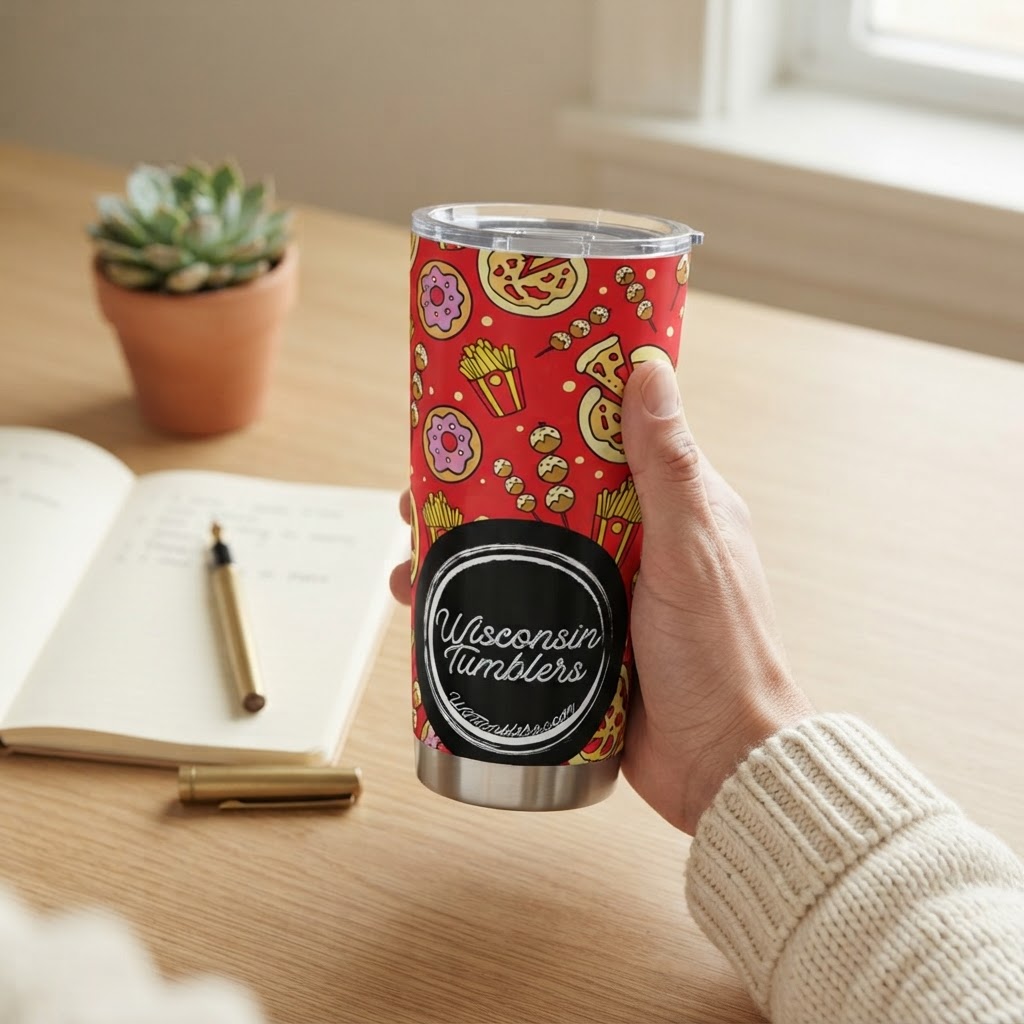 Fast Food Fiesta (Red) - Fast Food Collection - 20oz Tumbler in real life