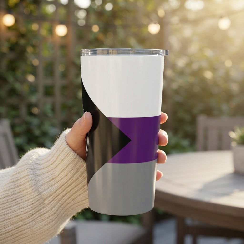 Demisexual PRIDE - 20oz Tumbler in real life