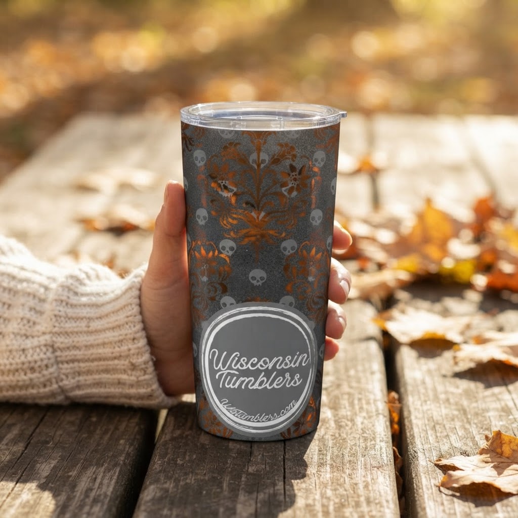 Damask of the Damned - 20oz Tumbler in real life
