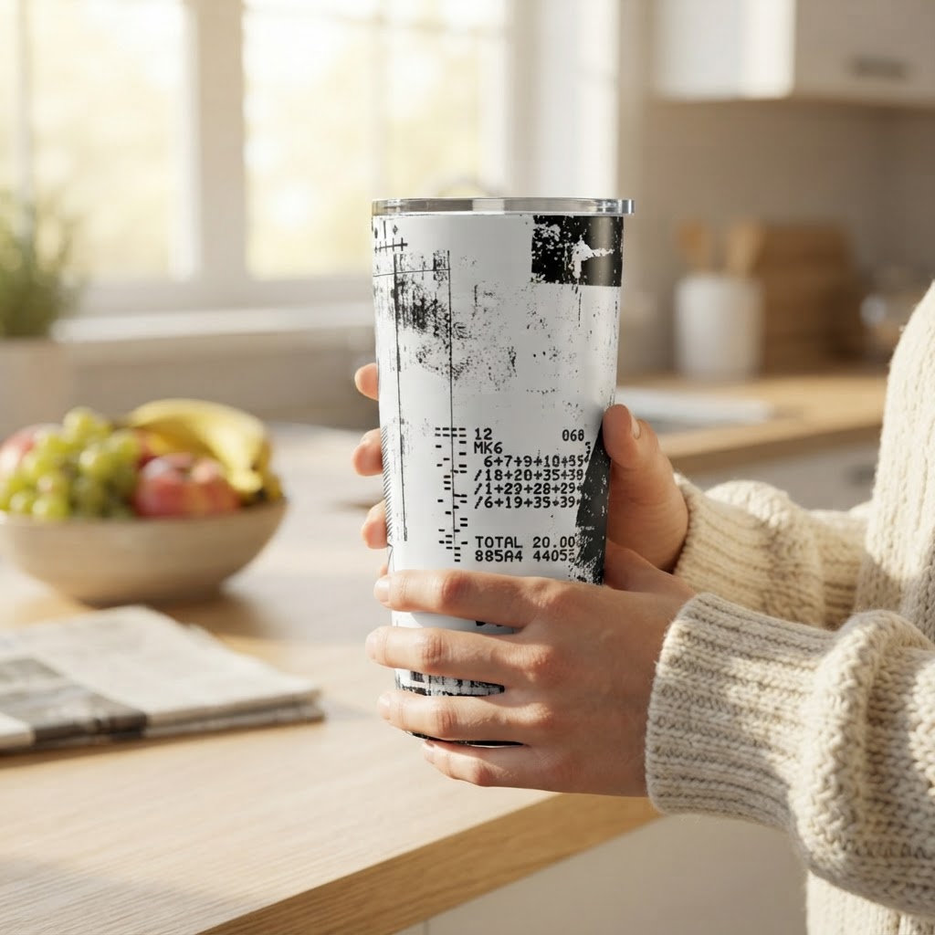Lucky Number 7 - Grunge Collection - 20oz Tumbler in real life