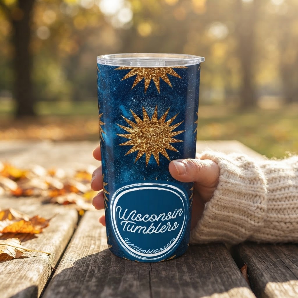 Solar Seas - Ocean Galaxy Collection - 20oz Tumbler in real life