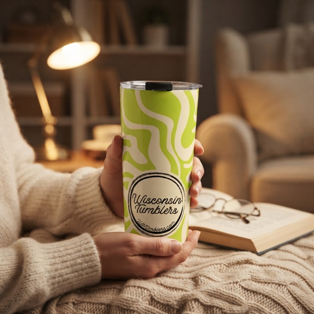 Electric Jungle - Good Vibes Collection - 20oz Tumbler in real life