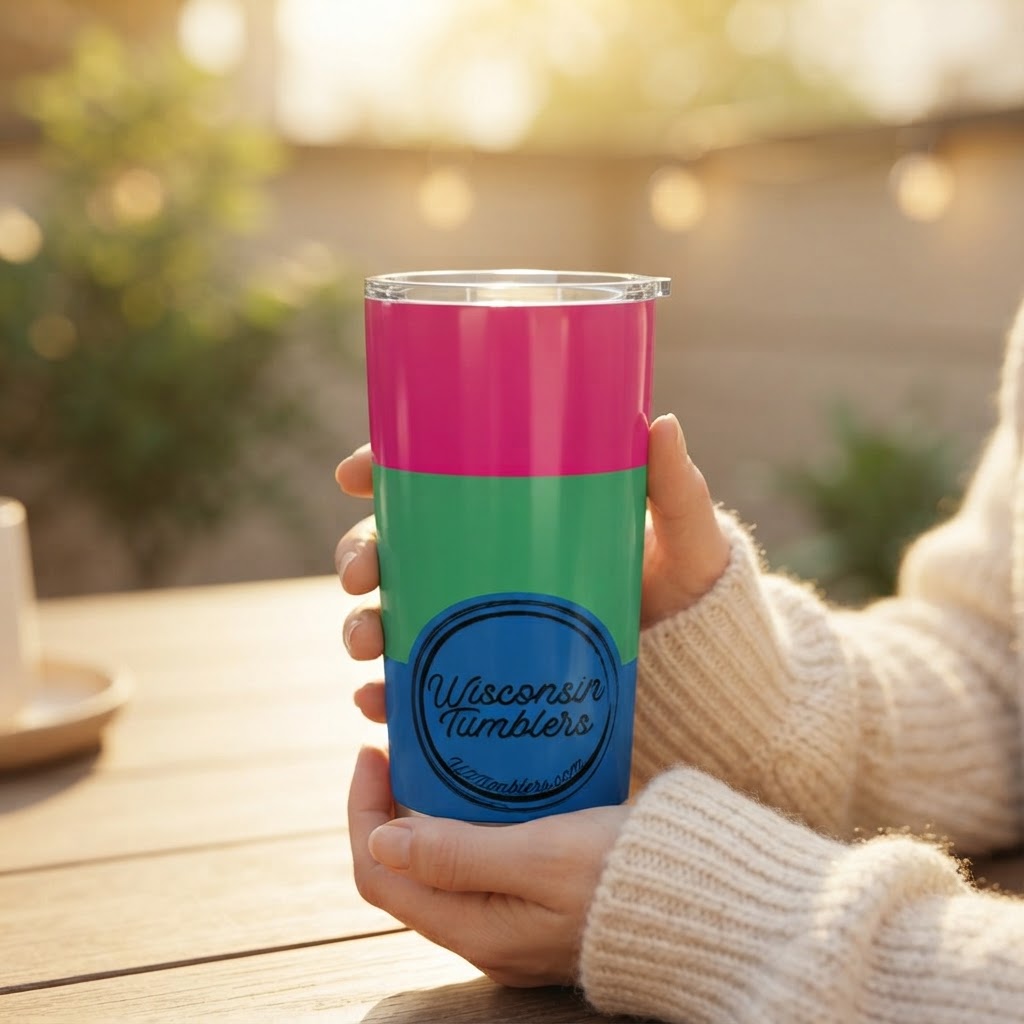 Polysexual PRIDE - 20oz Tumbler in real life