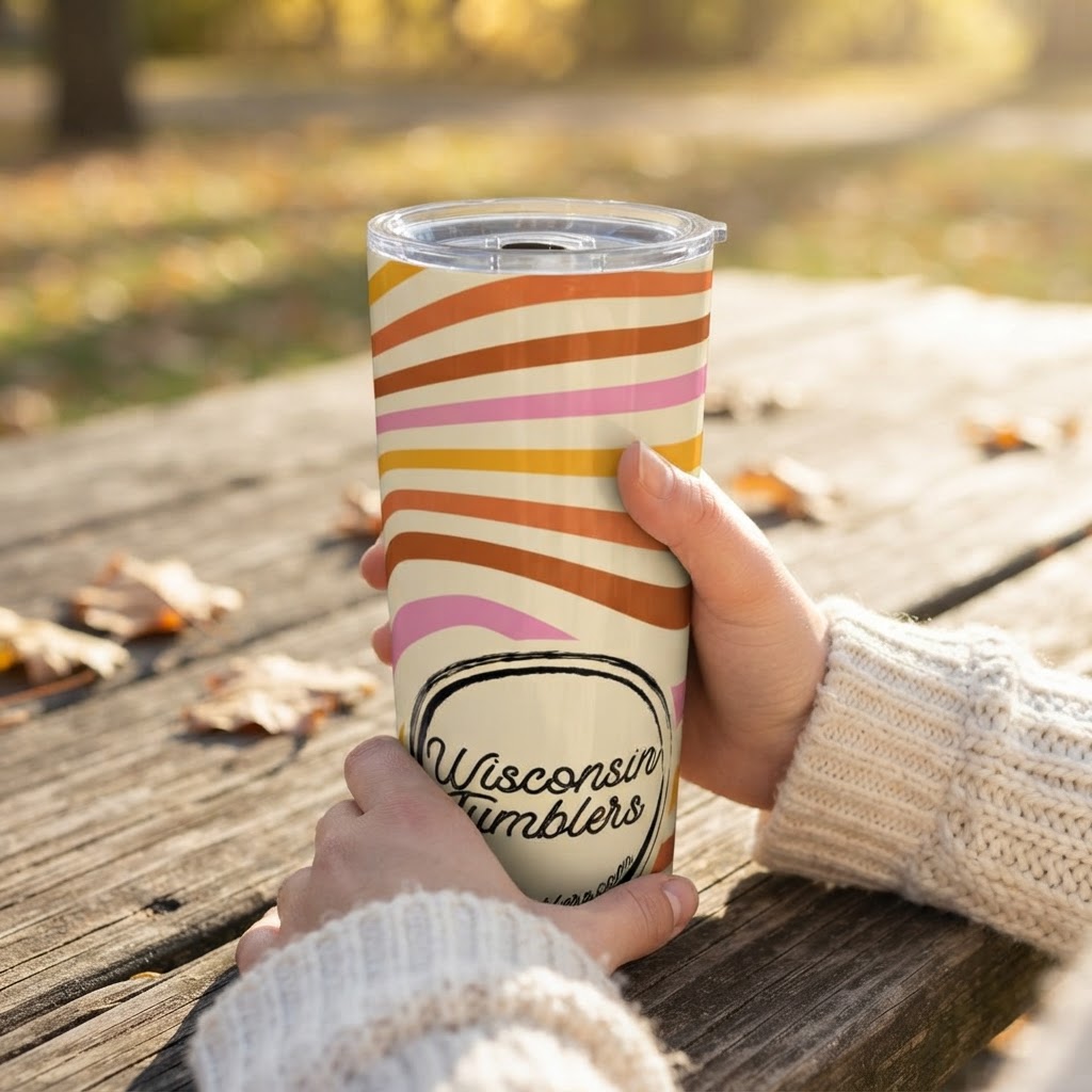 Desert Waves - Good Vibes Collection - 20oz Tumbler in real life