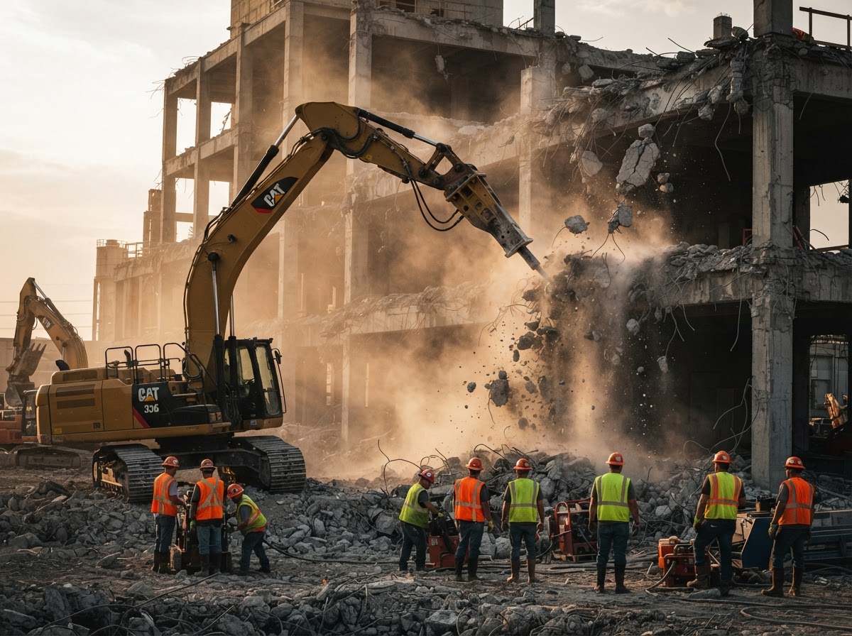 Concrete demolition services in South Florida