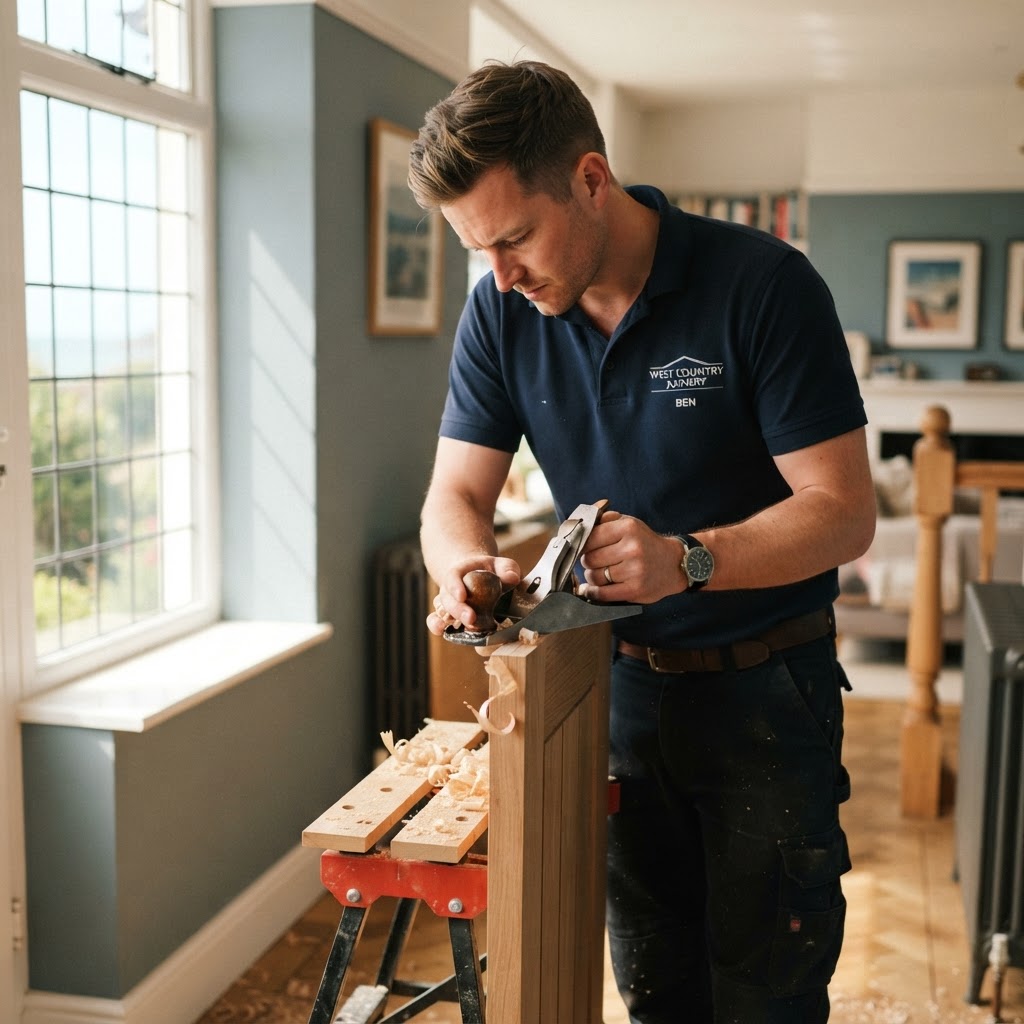 Handyman at work