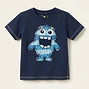 Jumping Beans Navy Monster Graphic T-Shirt