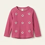 Gymboree long-sleeve flower embroidered top