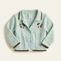 Knit Cardigan with Ribbon Detail