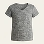 Girls heathered gray v-neck t-shirt