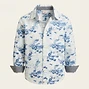 Gymboree Boys Nautical Print Short Sleeve Button Down Shirt
