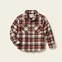 Plaid Button-Down Flannel Shirt