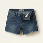 Girls Frayed Hem Denim Shorts