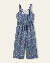 Floral Print Wide Leg Jumpsuit