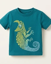 Graphic Chameleon Short Sleeve T-Shirt