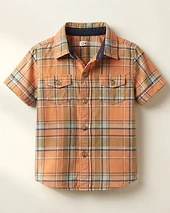 Baby Boys Plaid Button-Down Shirt