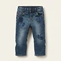 Toddler Girls Heart Patch Denim Jeans