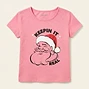 North Pole Trading Co. Keepin It Real Santa T-Shirt
