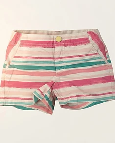 Striped Twill Shorts