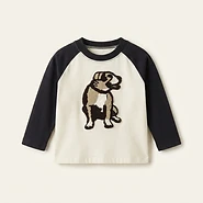 Gymboree Dog Graphic Baseball Tee