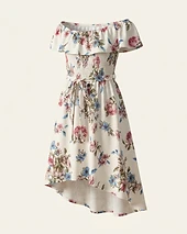 Floral Off-Shoulder Dress