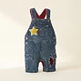 Baby Denim Star Patch Overalls