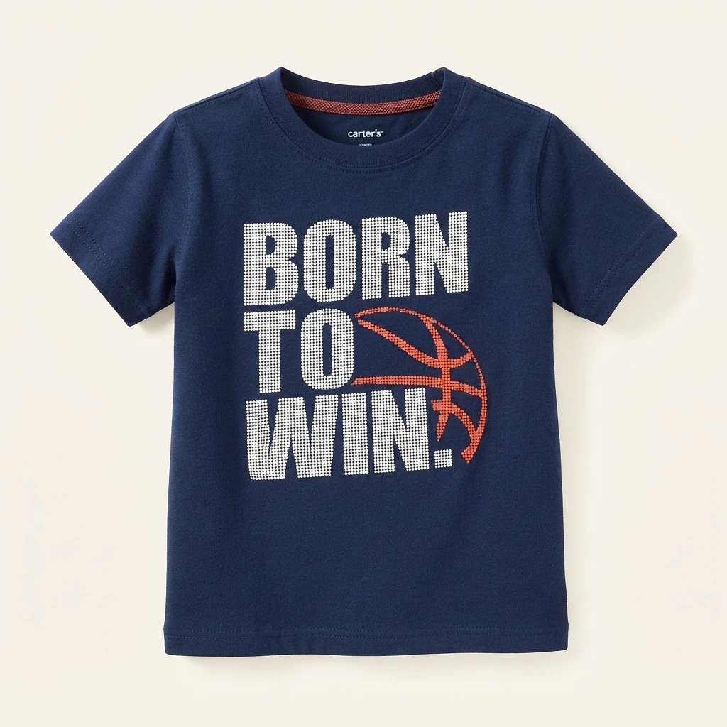 Born to Win basketball graphic t-shirt