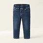 Pull-on stretch denim jeans
