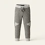 Simply Pink Gray Jogger Pants with Zipper Details