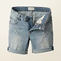 Hudson Distressed Denim Cuffed Shorts