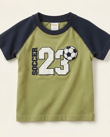 Gymboree Soccer 23 Raglan Graphic T-Shirt