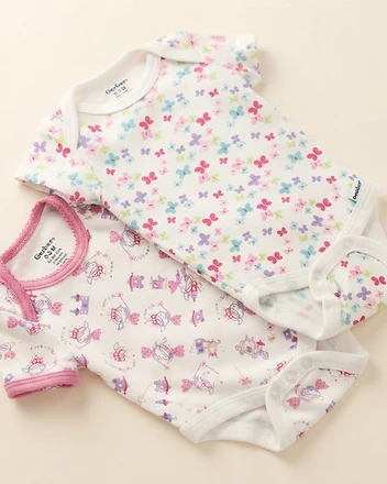 Gerber Onesies Brand Baby Bodysuits (Set of 2)
