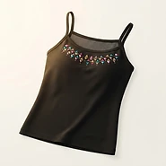 Danskin Freestyle Girls Embellished Stud Tank Top