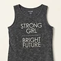 Strong Girl Bright Future Graphic Tank Top