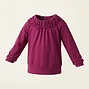 Girls Ruffled Neck Long Sleeve Top