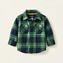 Toddler Boys Plaid Flannel Button-Down Shirt