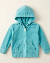 Terry Cloth Zip-Up Hoodie