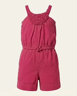 Crochet Detail Romper