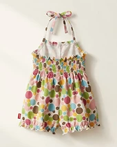Zutano Polka Dot Smocked Sun Dress