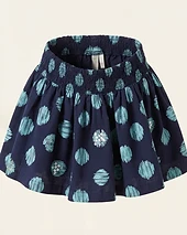 Justice Sequin Detail Printed Skirt