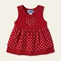 Red Polka Dot Heart Applique Dress